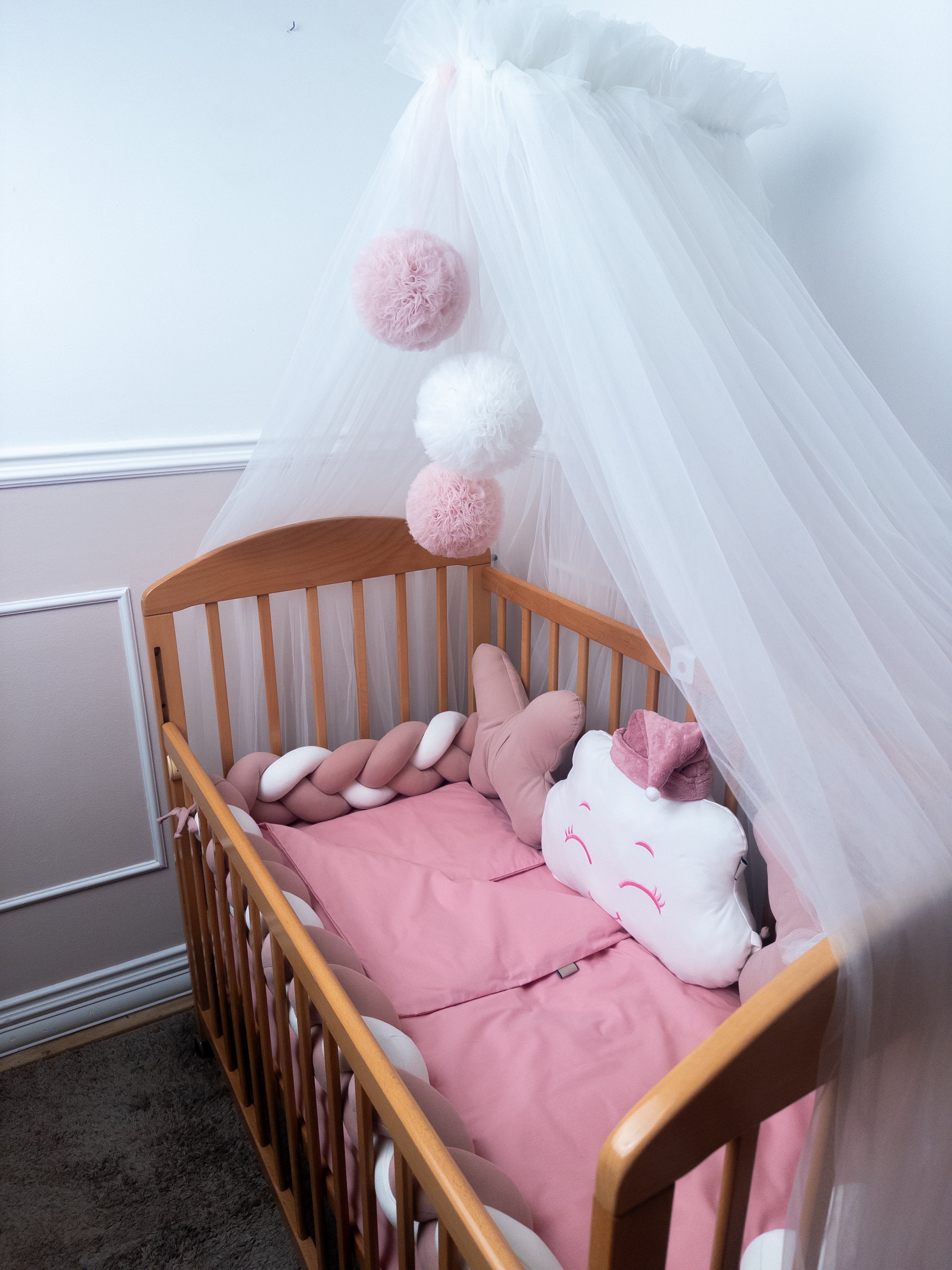 Oblak Ogradica & Posteljina - Roze