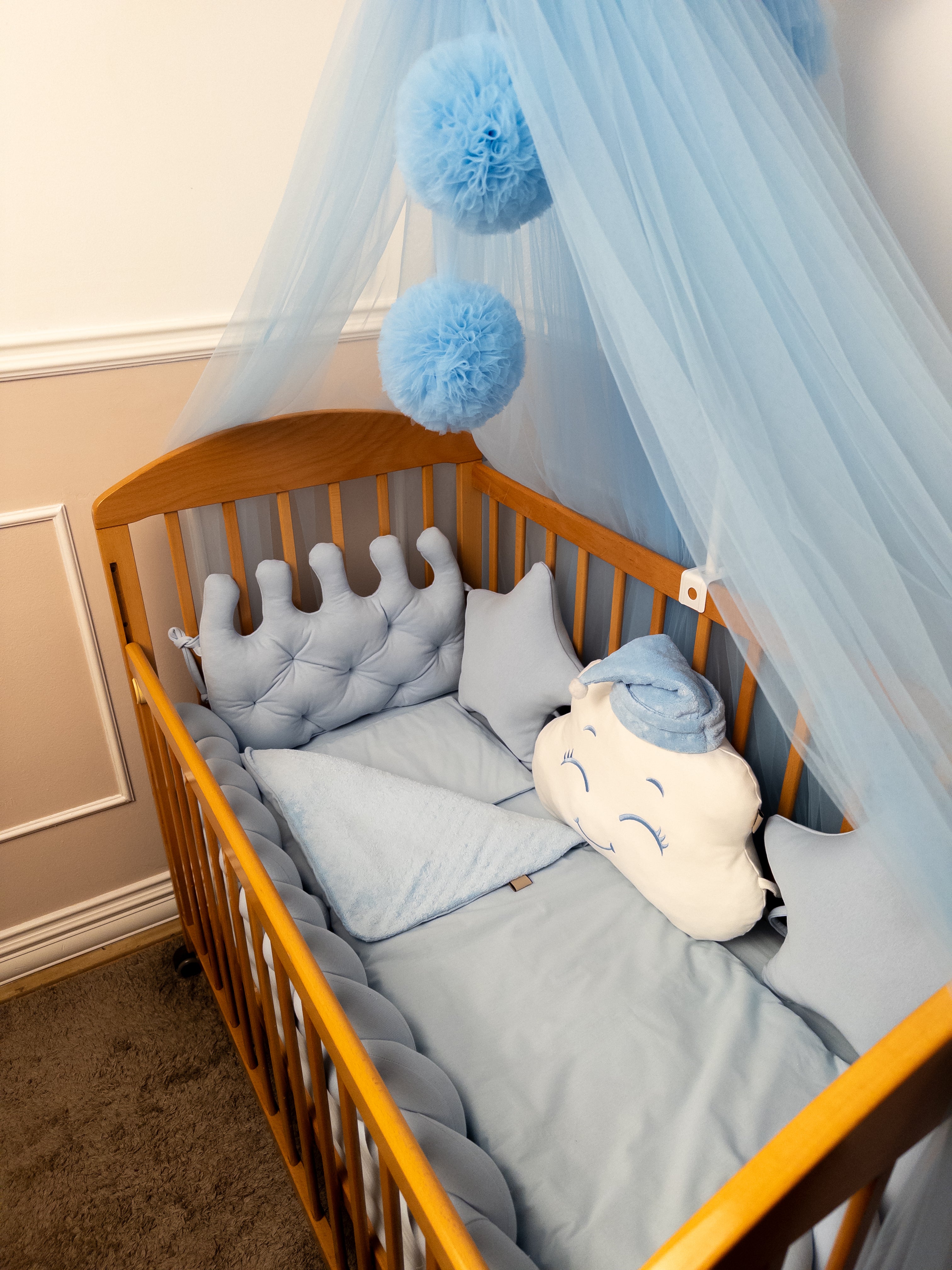 Oblak Ogradica & Posteljina - Plava