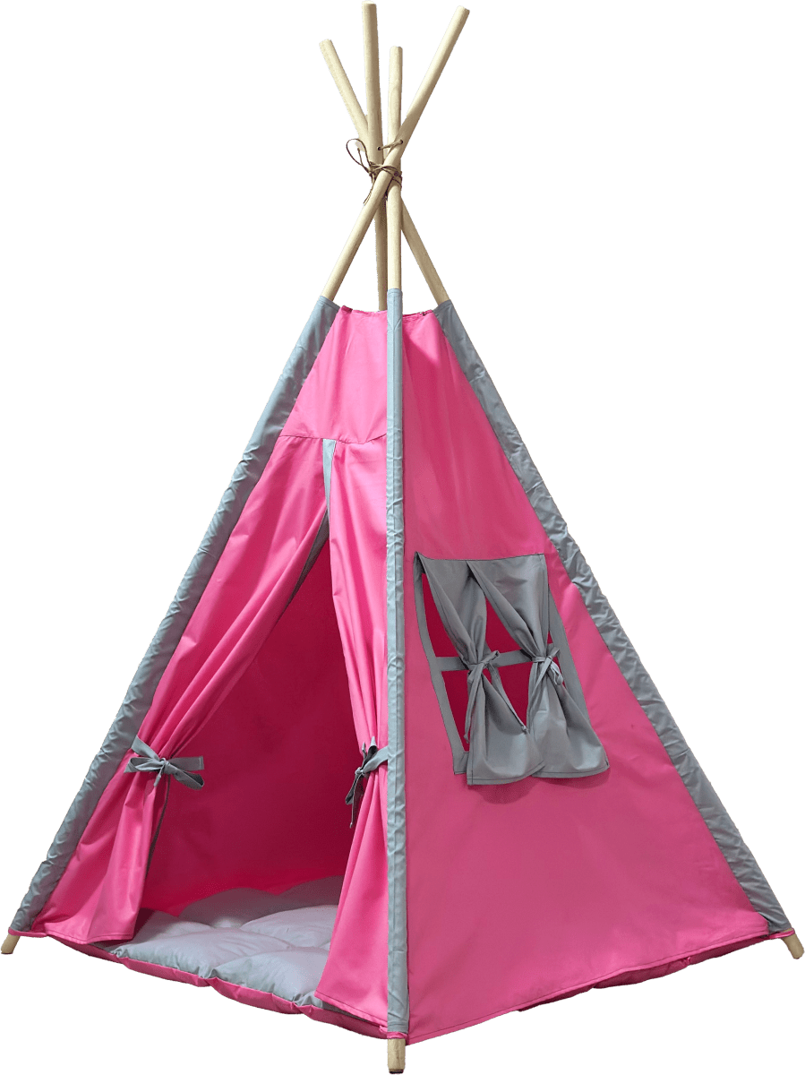 Dečiji šator - Roze Sivi - Mang Srbija