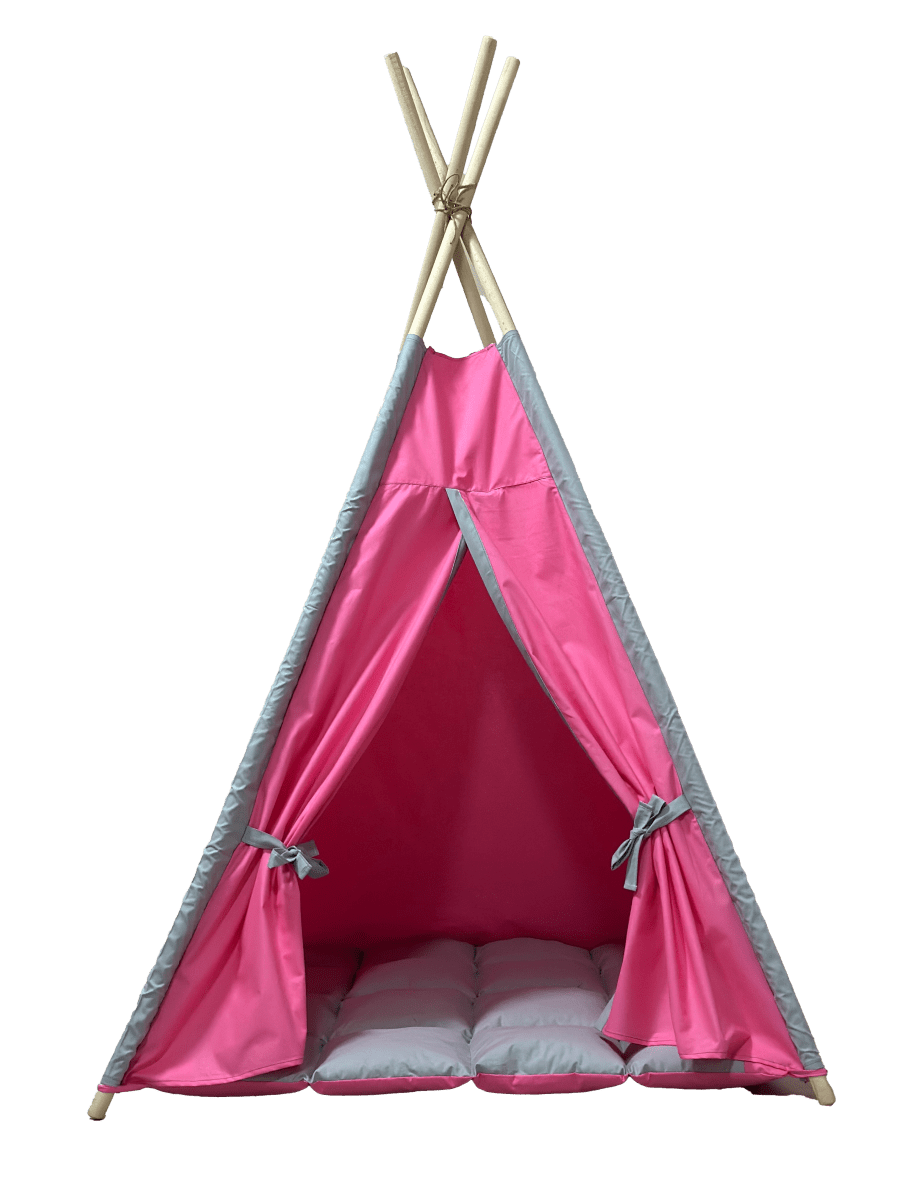 Dečiji šator - Roze Sivi - Mang Srbija