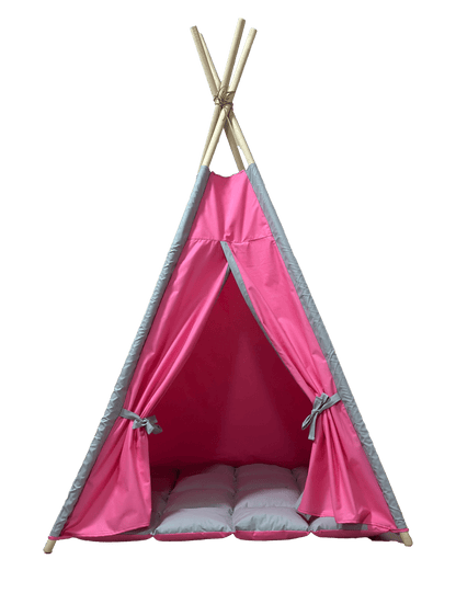 Dečiji šator - Roze Sivi - Mang Srbija