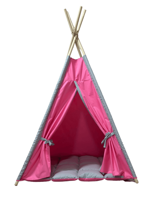 Dečiji šator - Roze Sivi - Mang Srbija