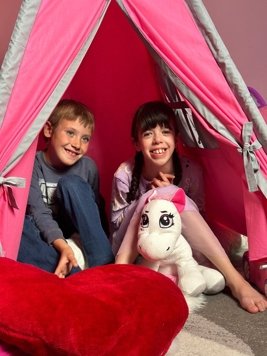 Dečiji šator - Roze Sivi - Mang Srbija