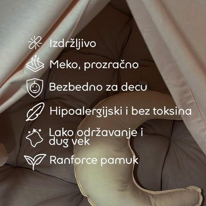 Šator za decu - Kapućino - Mang Srbija