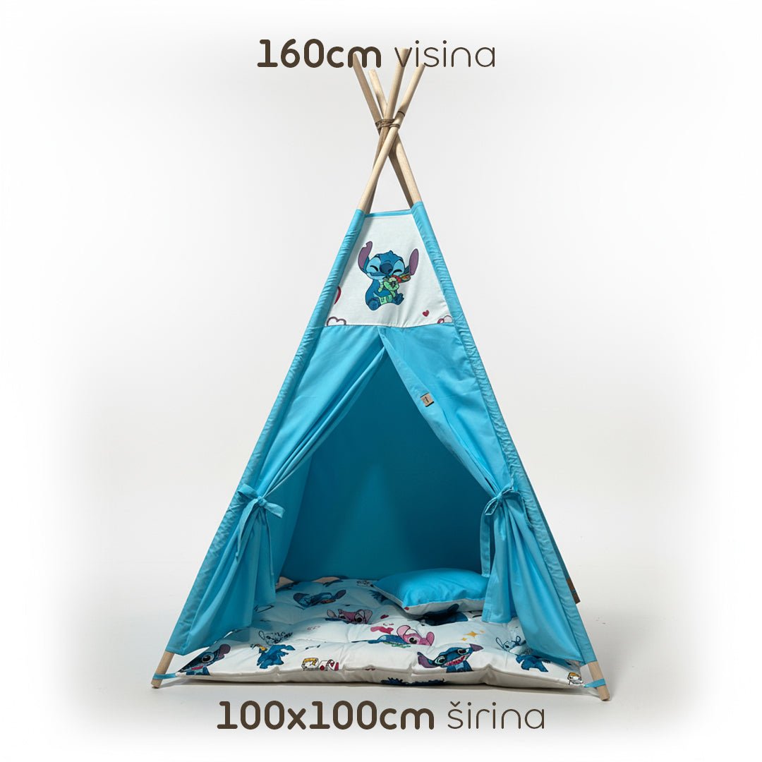 Šator za decu - Stitch Plava - Mang Srbija