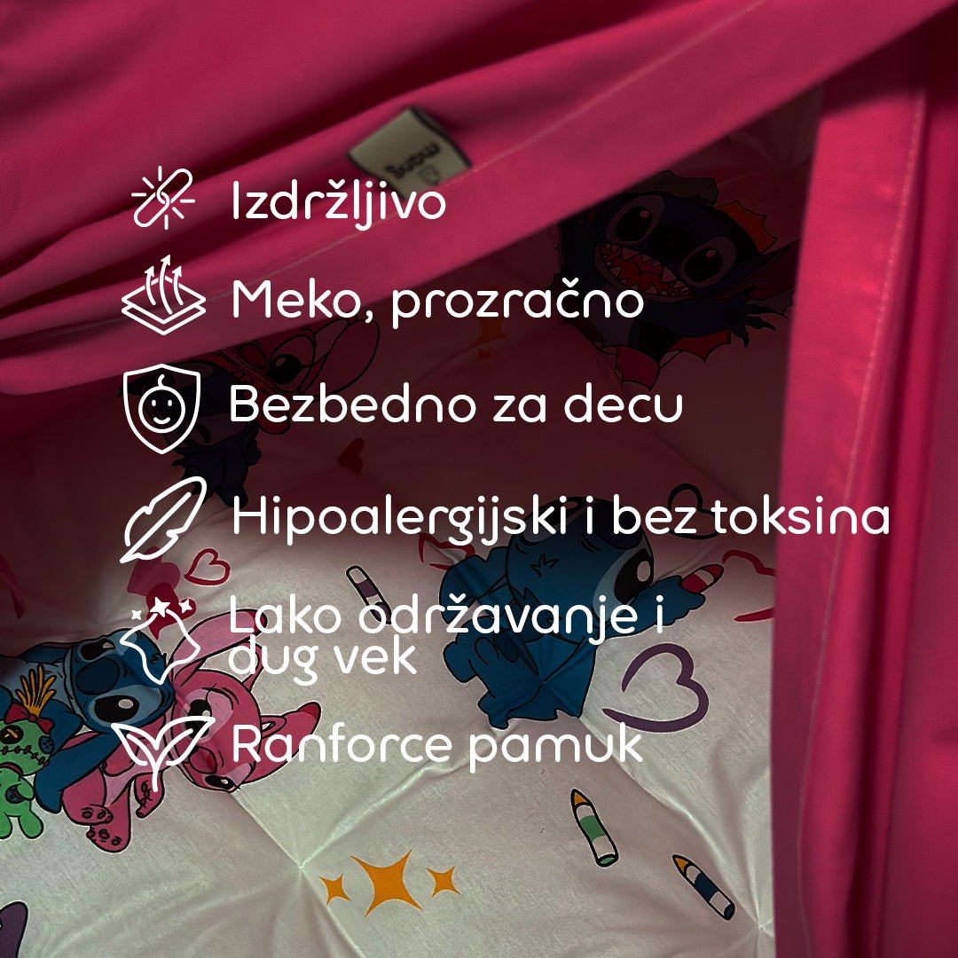 Šator za decu - Stitch Roze - Mang Srbija