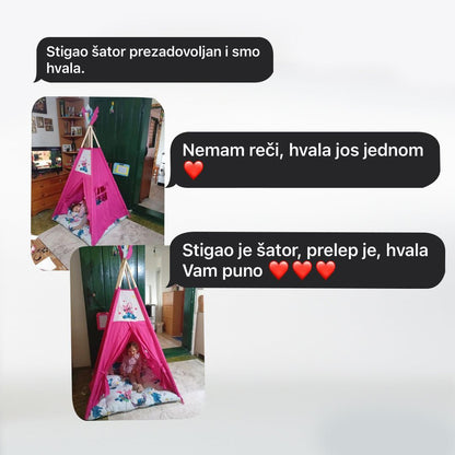 Šator za decu - Životinjice - Mang Srbija