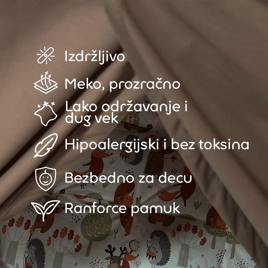 Šator za decu - Životinjice - Mang Srbija